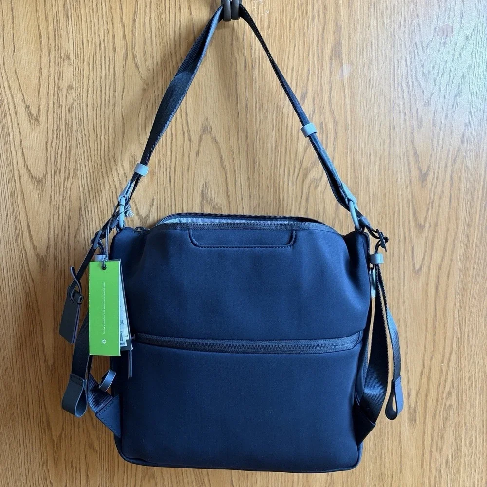 TUMI Devoe‎ Minna Hobo Backpack Ink Blue Convertible Laptop Bag 144803-3466 NWT
